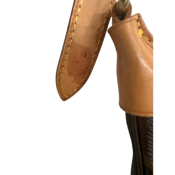 Preowned Authentic Louis Vuitton Boulogne Brown Monogram Coated Canvas Hobo Bag - Picture 7 of 16